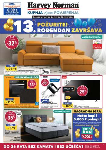 Harvey Norman katalog - 24.10.2024. - 30.10.2024.