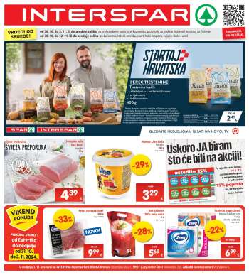 INTERSPAR katalog - 30.10.2024. - 05.11.2024.