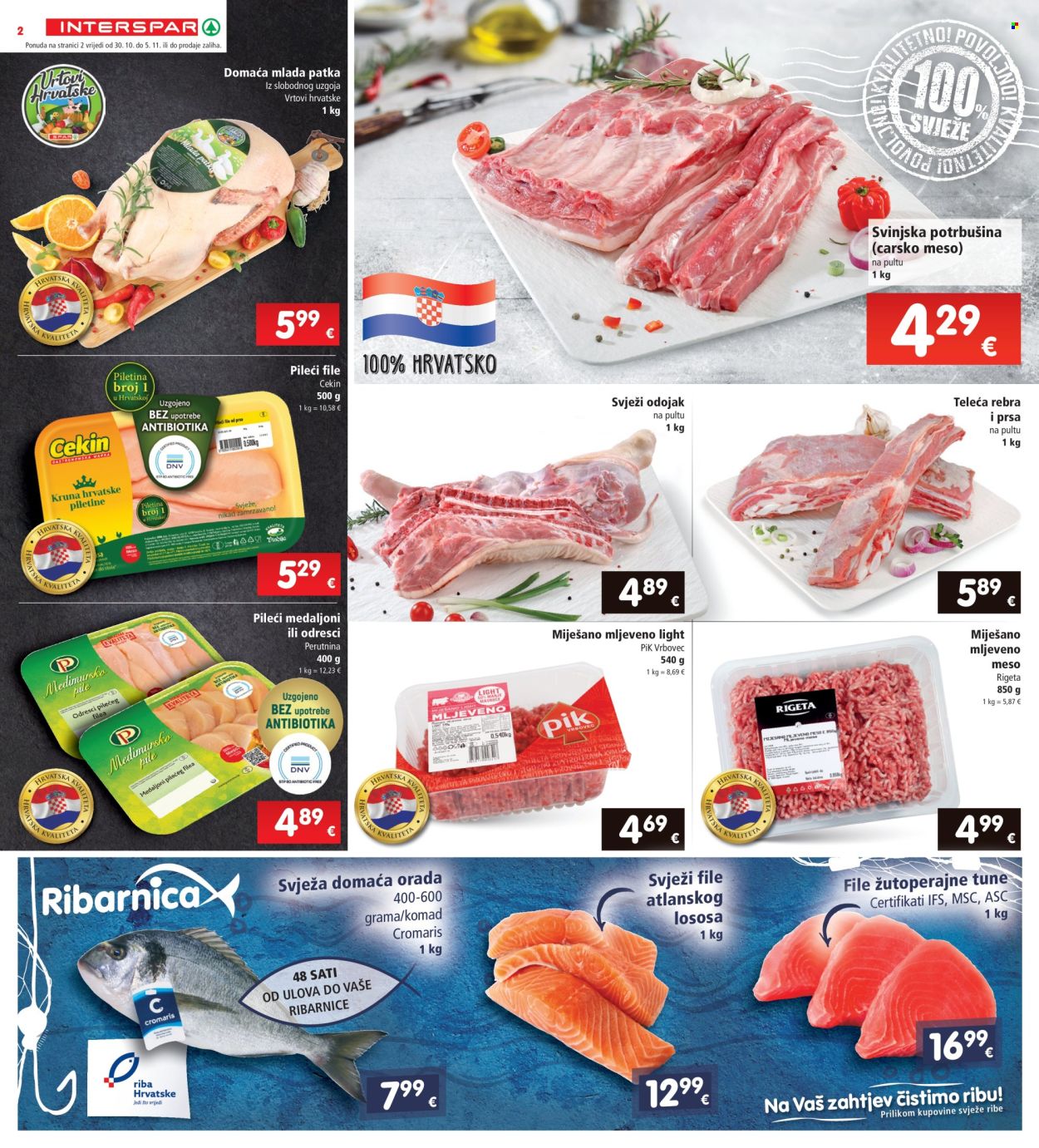 INTERSPAR katalog - 30.10.2024. - 05.11.2024. Stranica 2