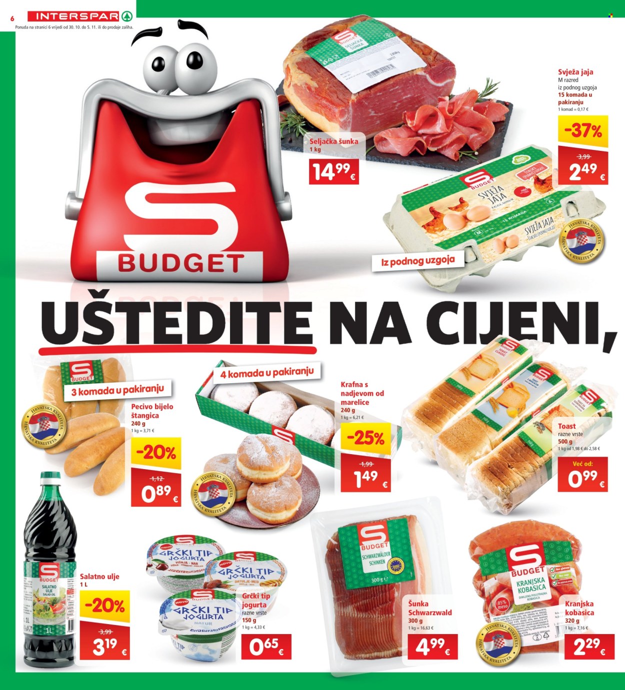 INTERSPAR katalog - 30.10.2024. - 05.11.2024. Stranica 6