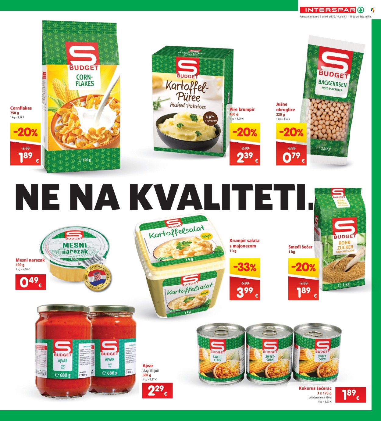 INTERSPAR katalog - 30.10.2024. - 05.11.2024. Stranica 7