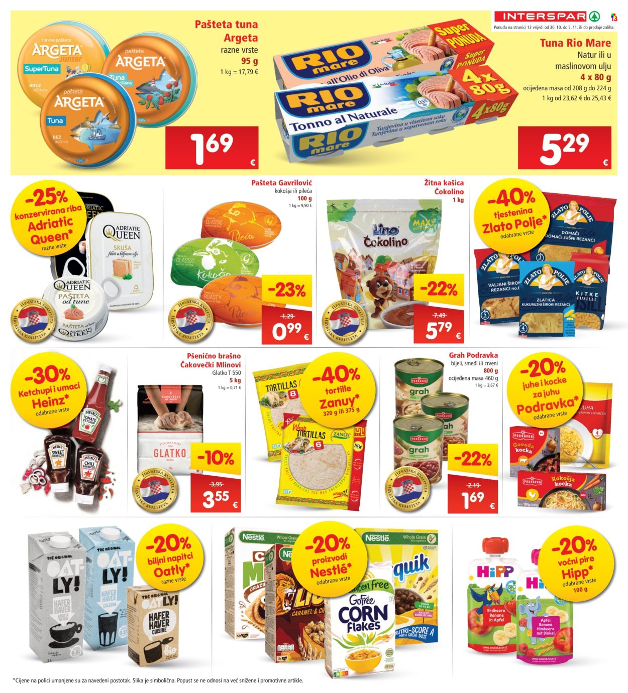 INTERSPAR katalog - 30.10.2024. - 05.11.2024. Stranica 13