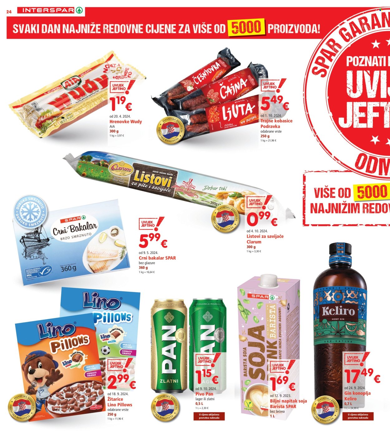 INTERSPAR katalog - 30.10.2024. - 05.11.2024. Stranica 24
