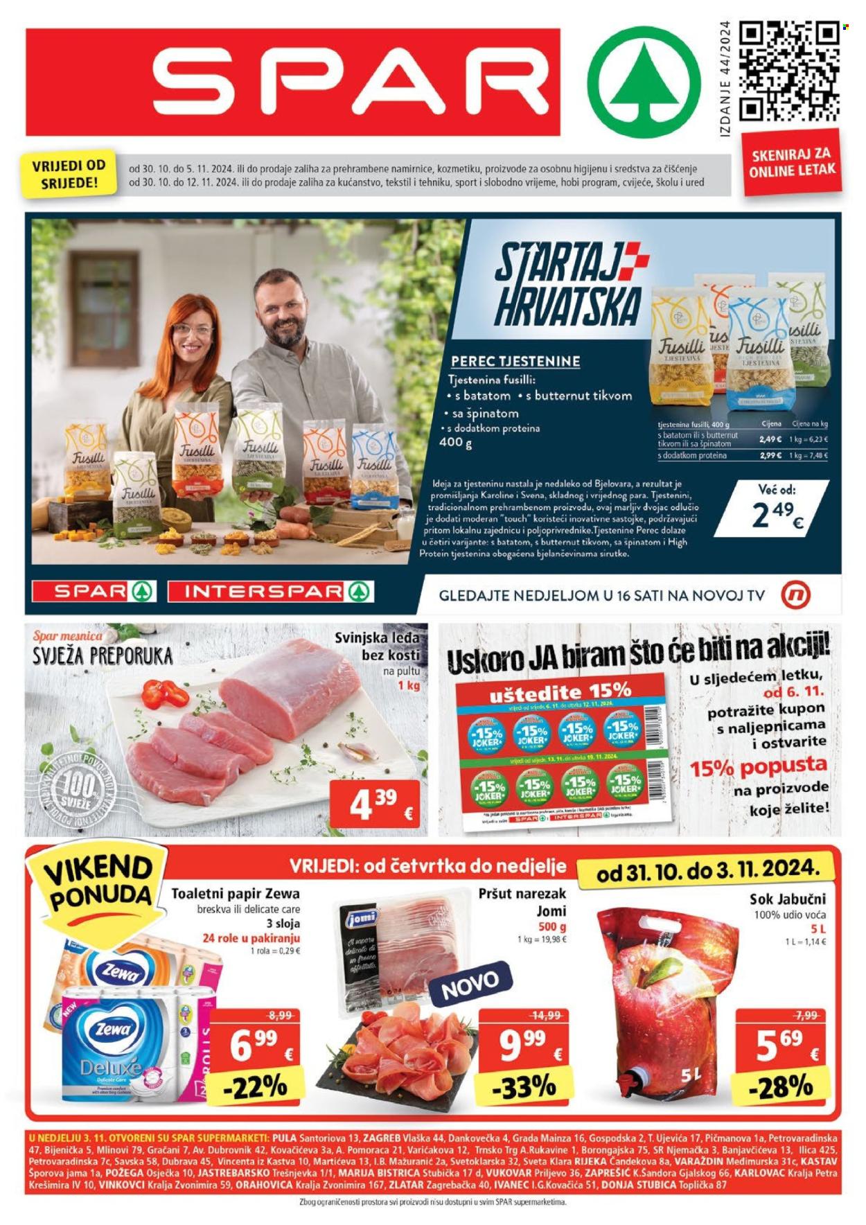 SPAR katalog - 30.10.2024. - 05.11.2024. Stranica 1