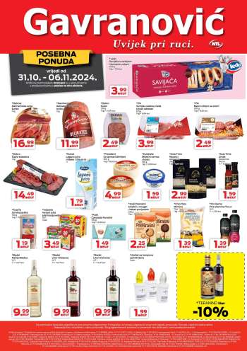 Gavranović katalog - 31.10.2024. - 06.11.2024.