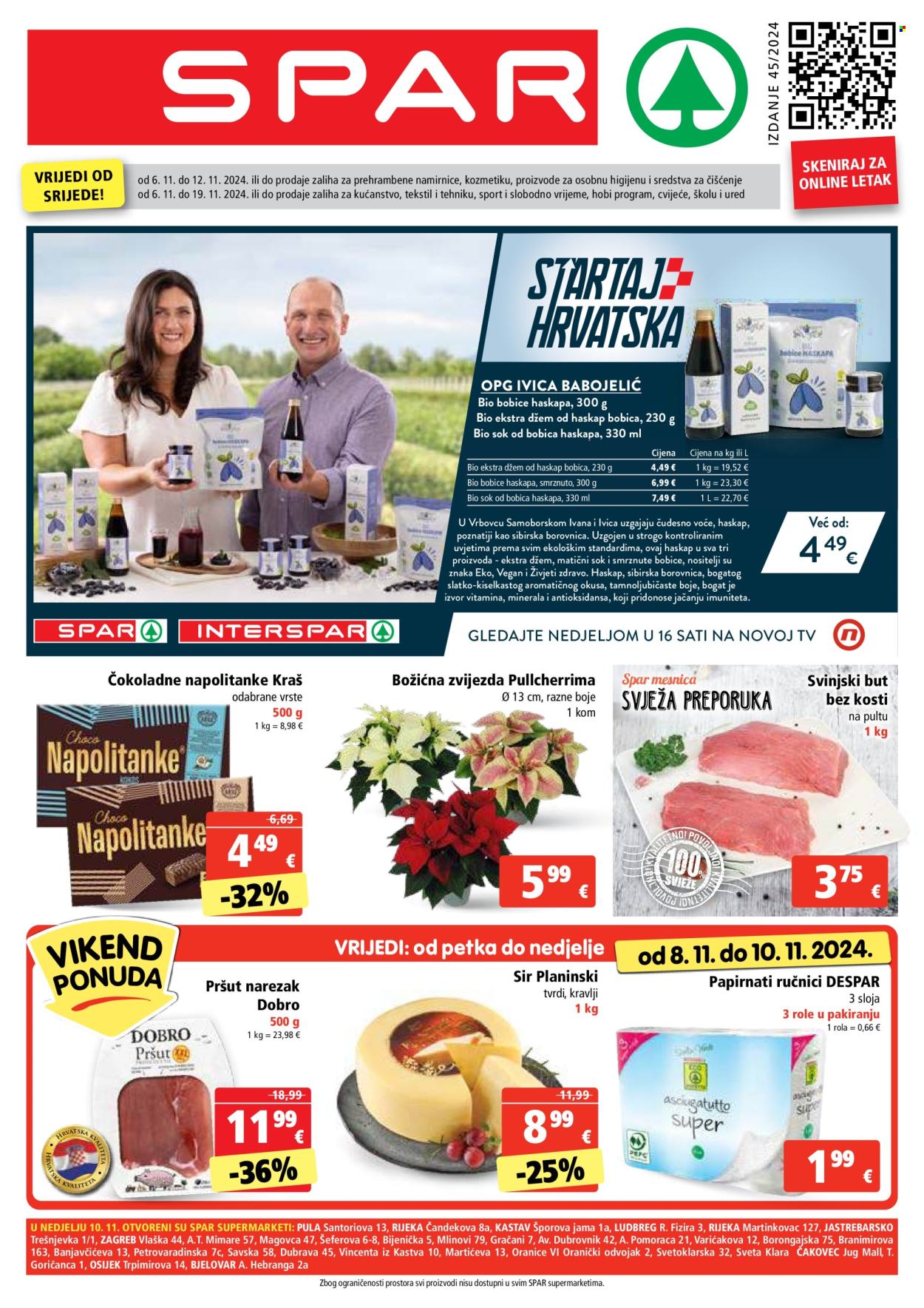 SPAR katalog - 06.11.2024. - 12.11.2024. Stranica 1