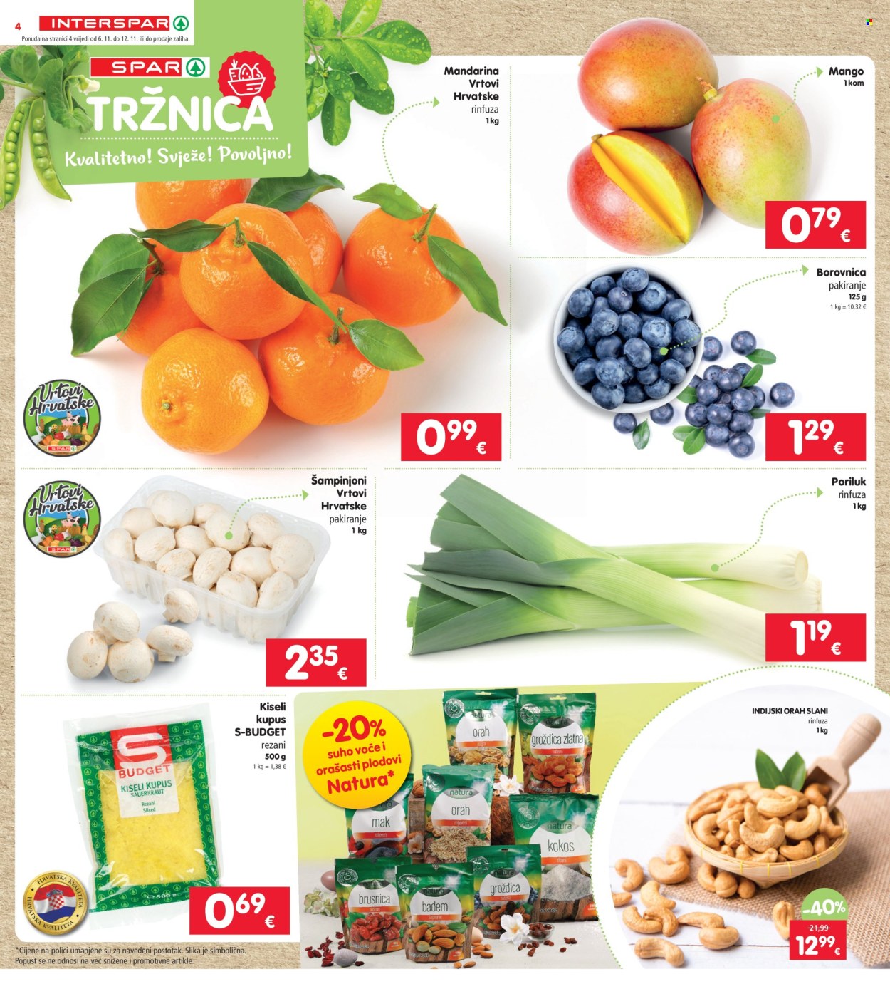 INTERSPAR katalog - 06.11.2024. - 12.11.2024. Stranica 4