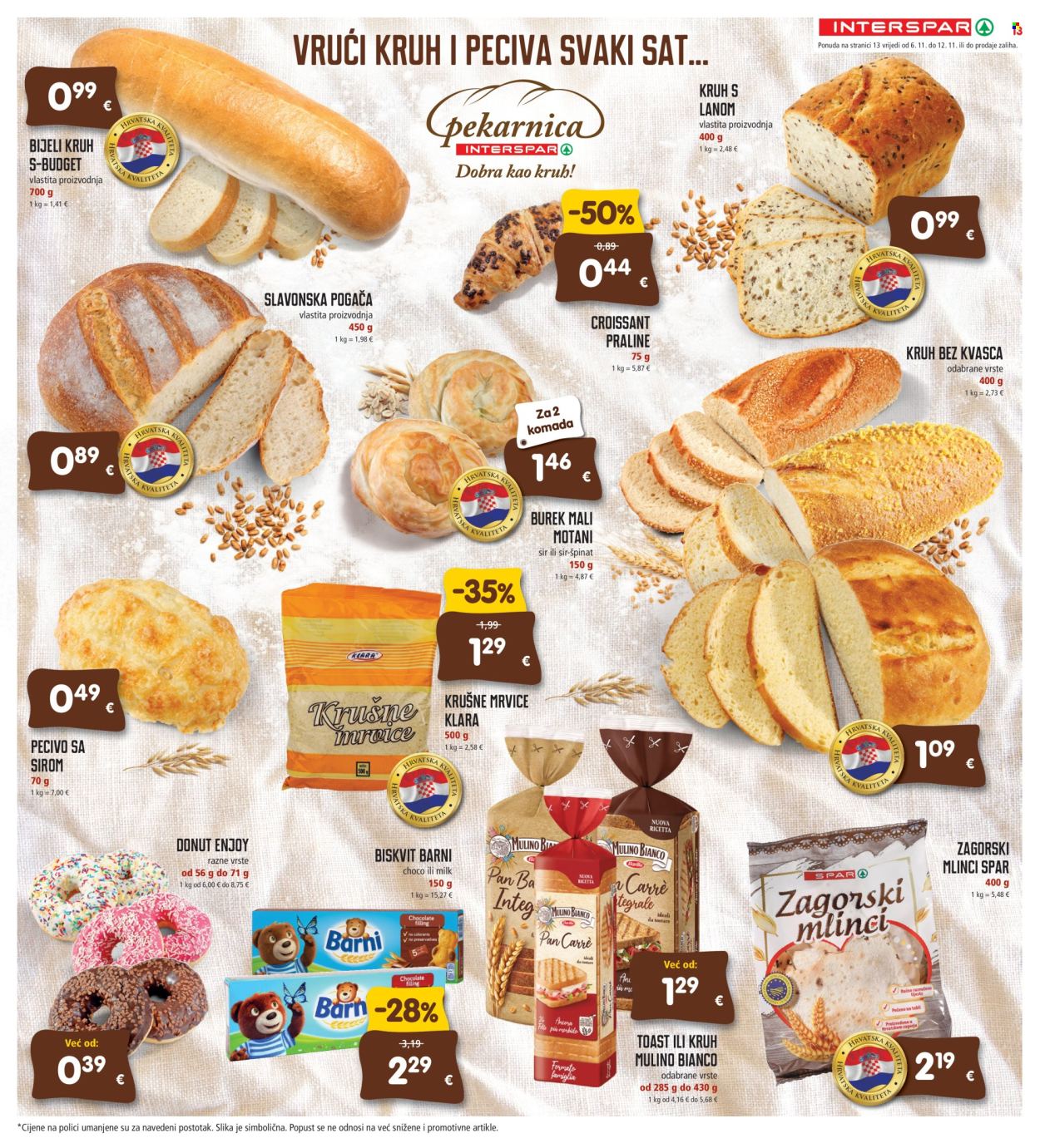 INTERSPAR katalog - 06.11.2024. - 12.11.2024. Stranica 13