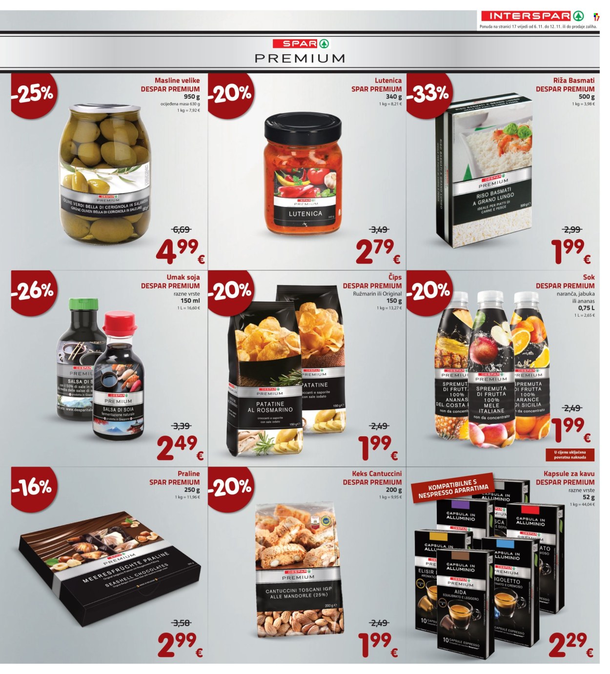 INTERSPAR katalog - 06.11.2024. - 12.11.2024. Stranica 17