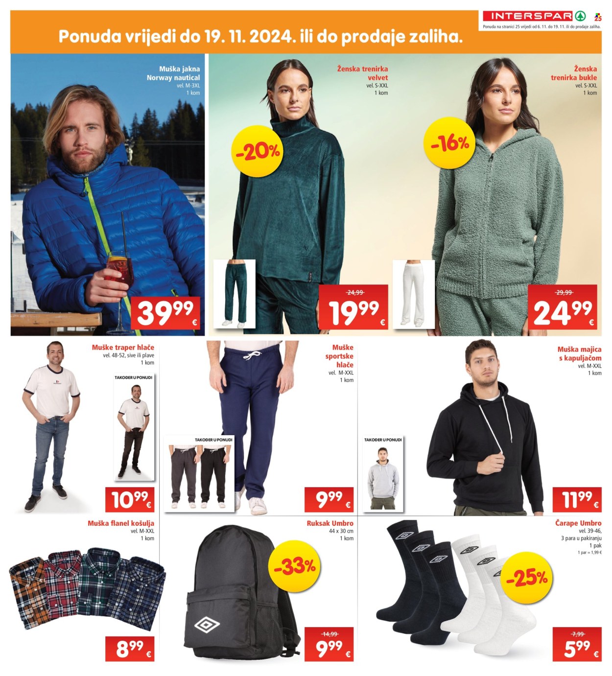 INTERSPAR katalog - 06.11.2024. - 12.11.2024. Stranica 25