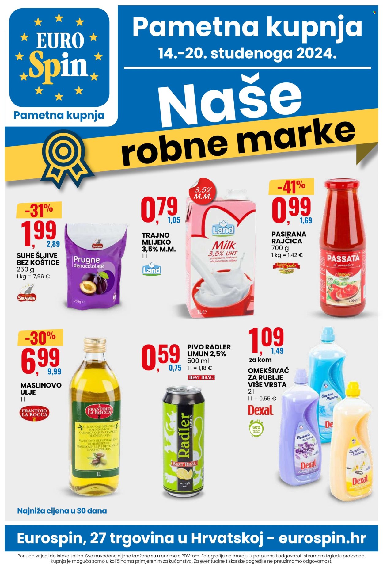 Eurospin katalog - 14.11.2024. - 20.11.2024. Stranica 1