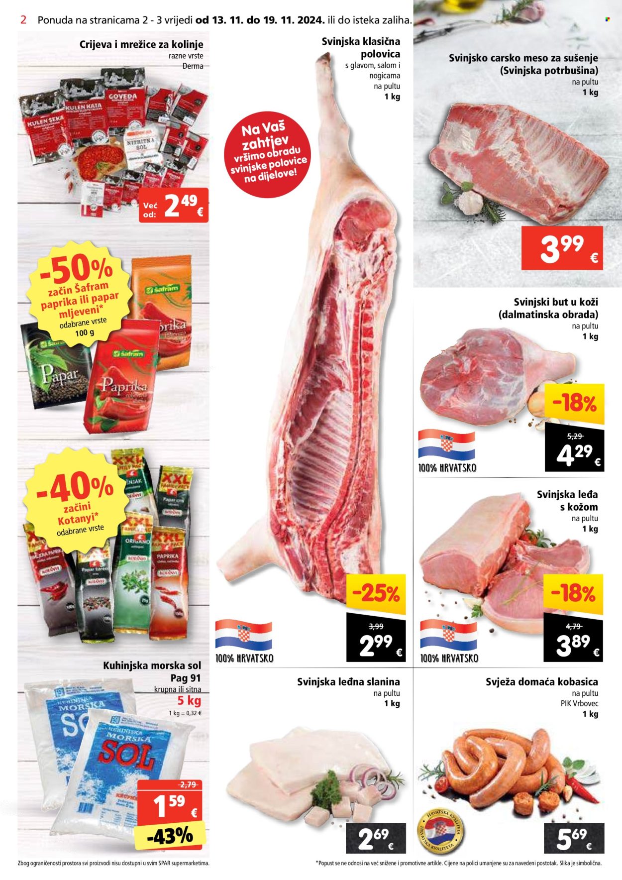 SPAR katalog - 13.11.2024. - 19.11.2024. Stranica 2
