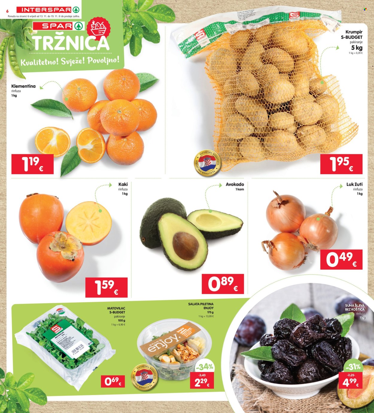 INTERSPAR katalog - 13.11.2024. - 19.11.2024. Stranica 6