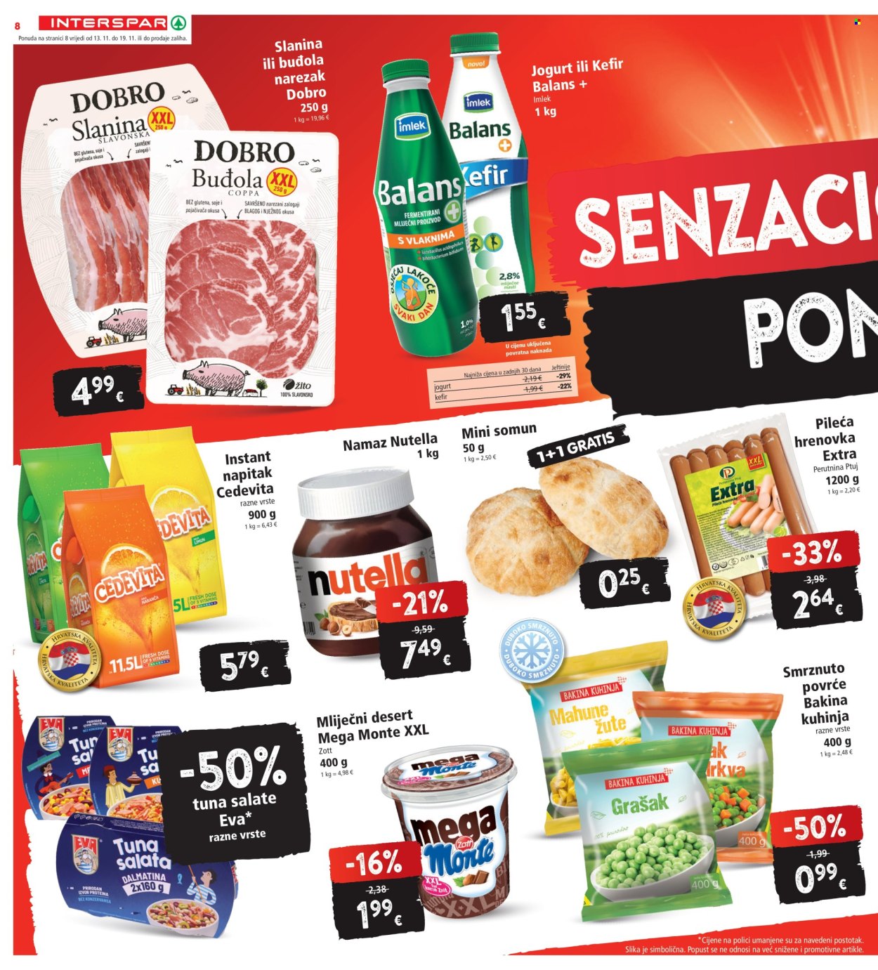 INTERSPAR katalog - 13.11.2024. - 19.11.2024. Stranica 8