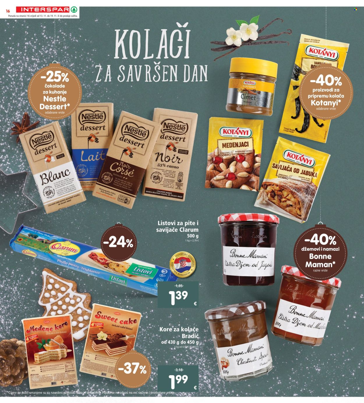 INTERSPAR katalog - 13.11.2024. - 19.11.2024. Stranica 16