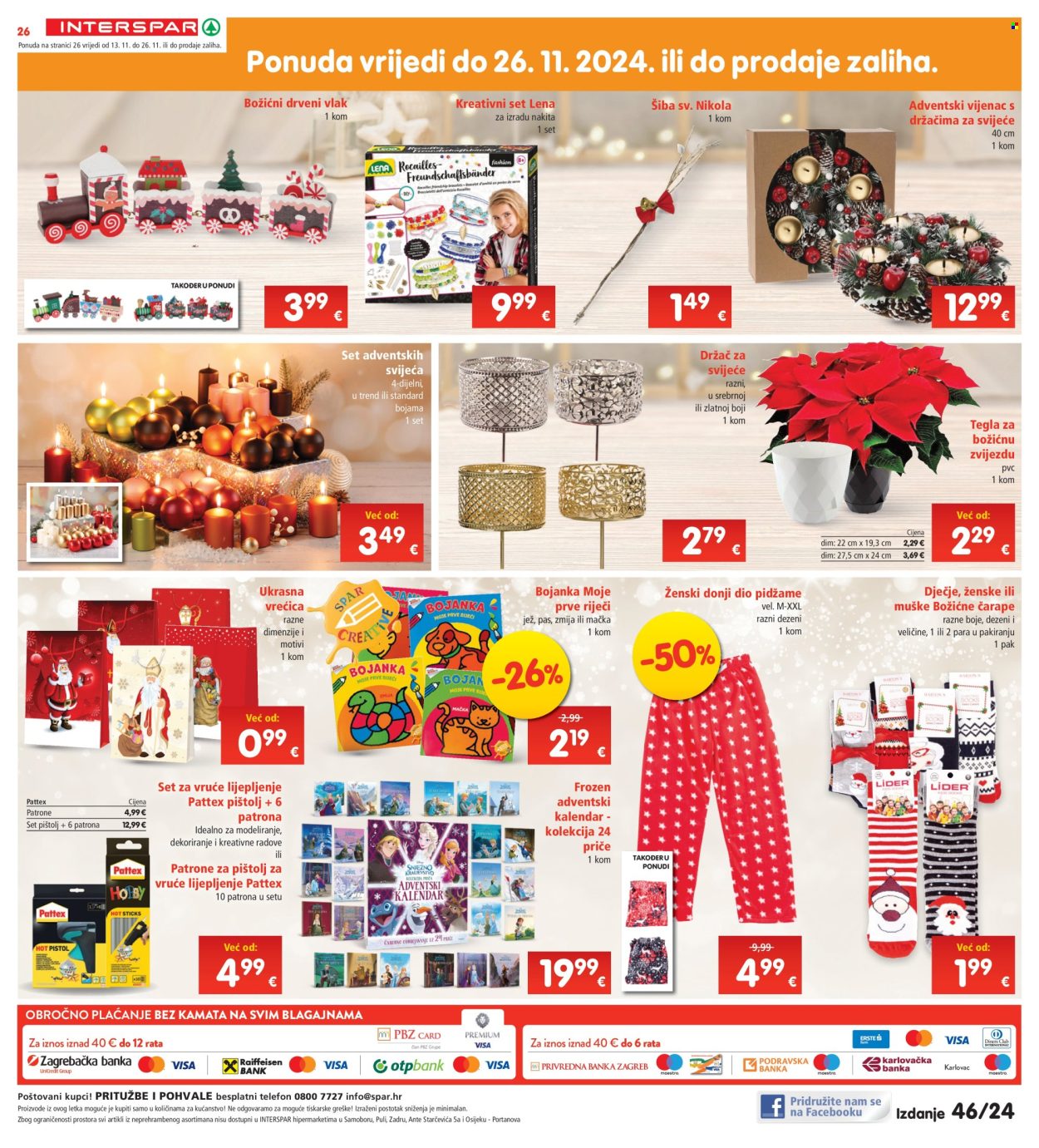 INTERSPAR katalog - 13.11.2024. - 19.11.2024. Stranica 26