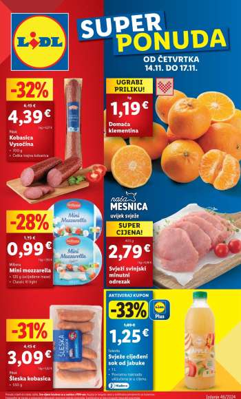 Lidl katalog - 14.11.2024. - 17.11.2024.