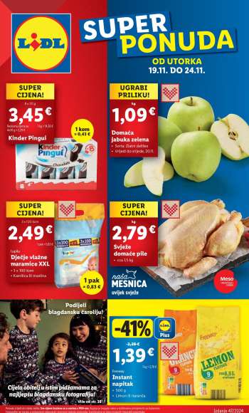 Lidl katalog - 19.11.2024. - 24.11.2024.
