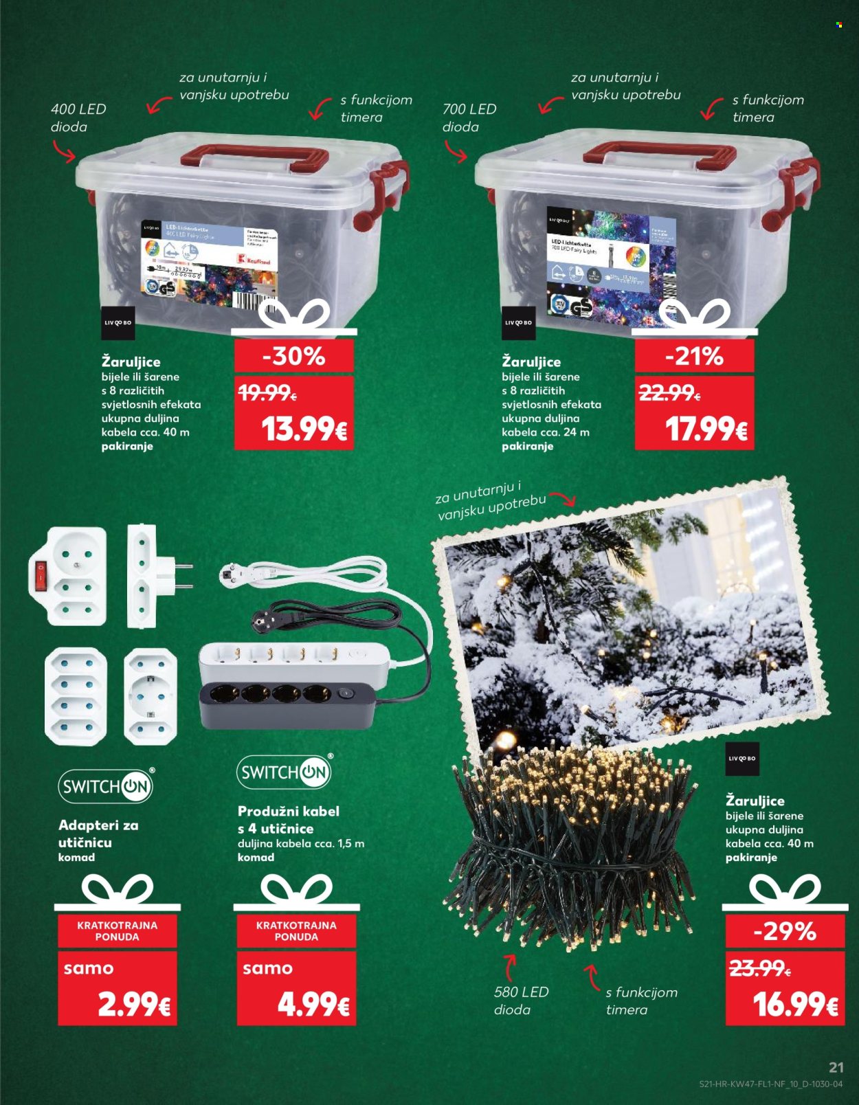 Kaufland katalog - 19.11.2024. - 24.12.2024. Stranica 21