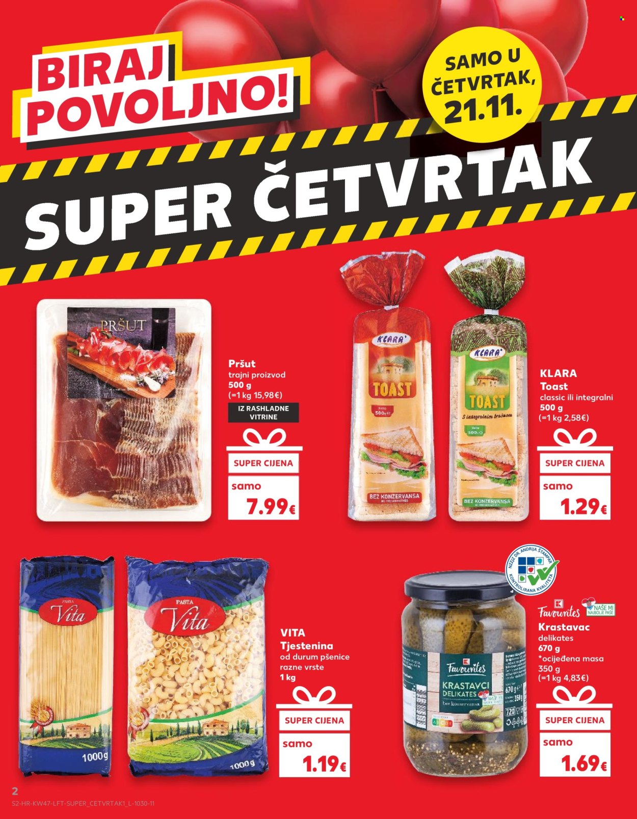 Kaufland katalog - 20.11.2024. - 26.11.2024. Stranica 2