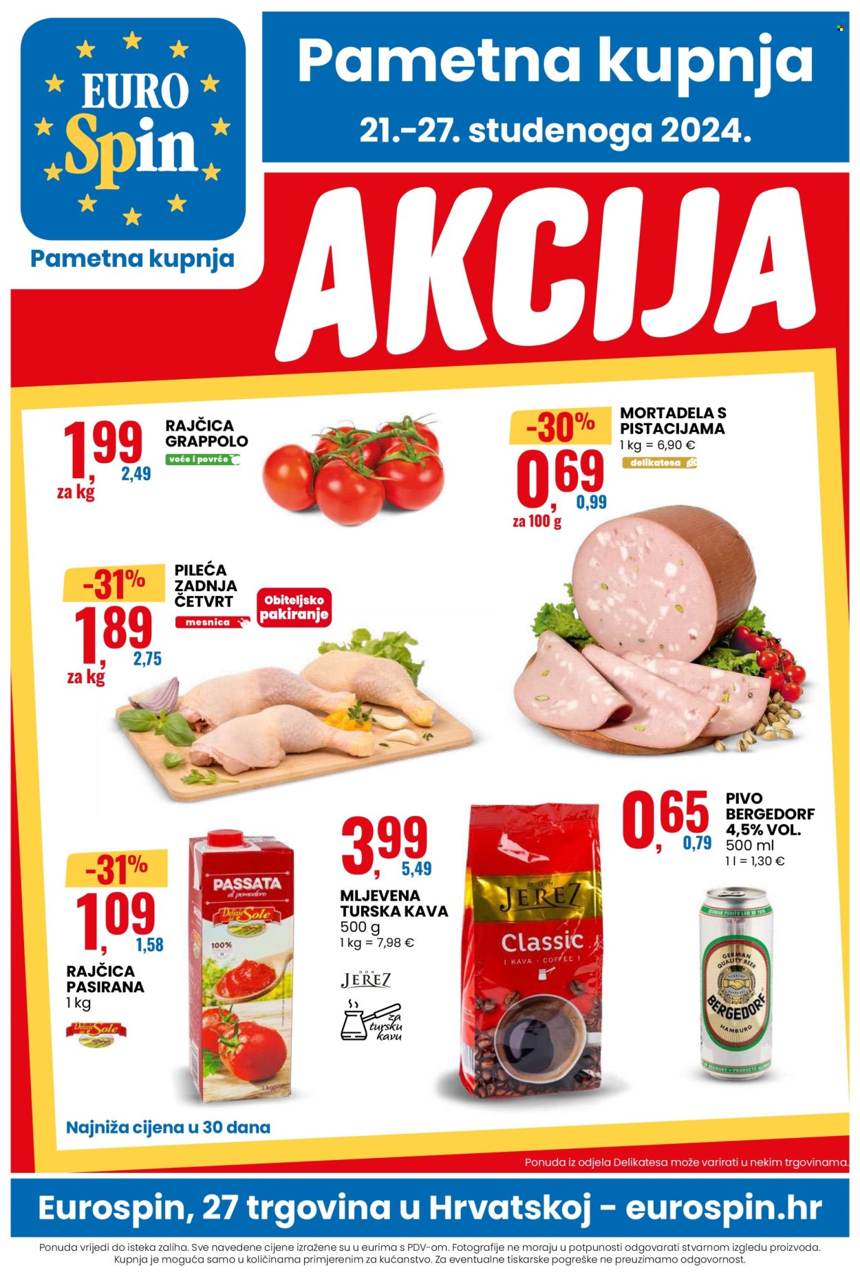 Eurospin katalog - 21.11.2024. - 27.11.2024. Stranica 1