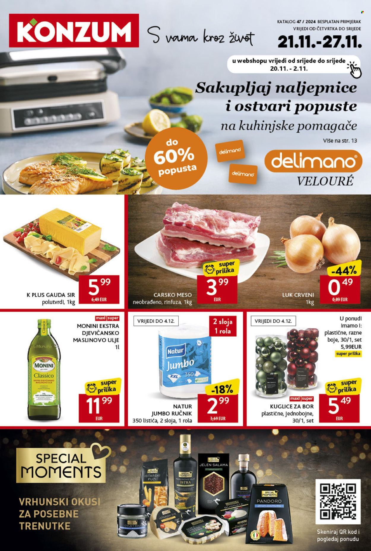Konzum katalog - 21.11.2024. - 27.11.2024. Stranica 1