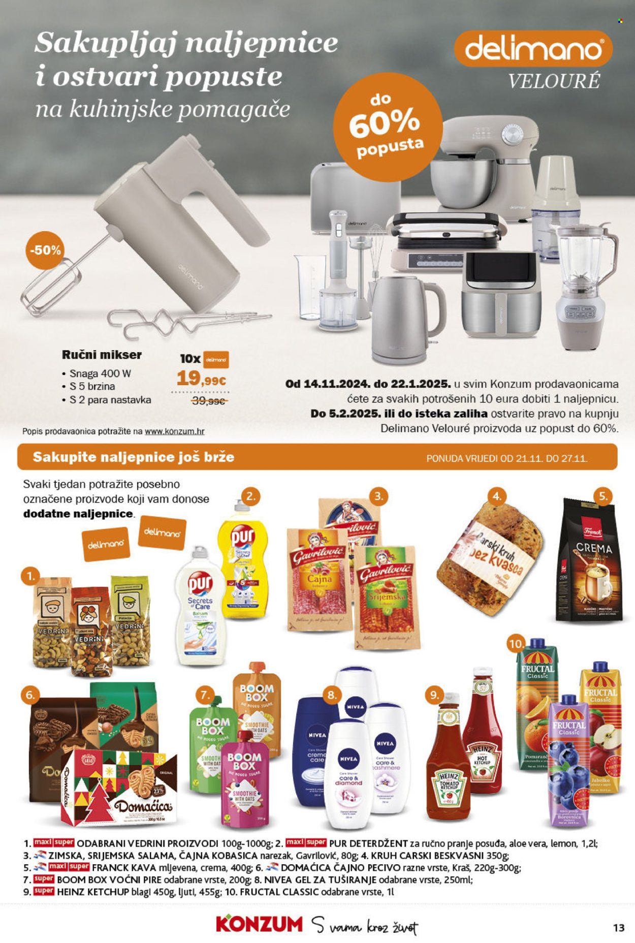 Konzum katalog - 21.11.2024. - 27.11.2024. Stranica 13