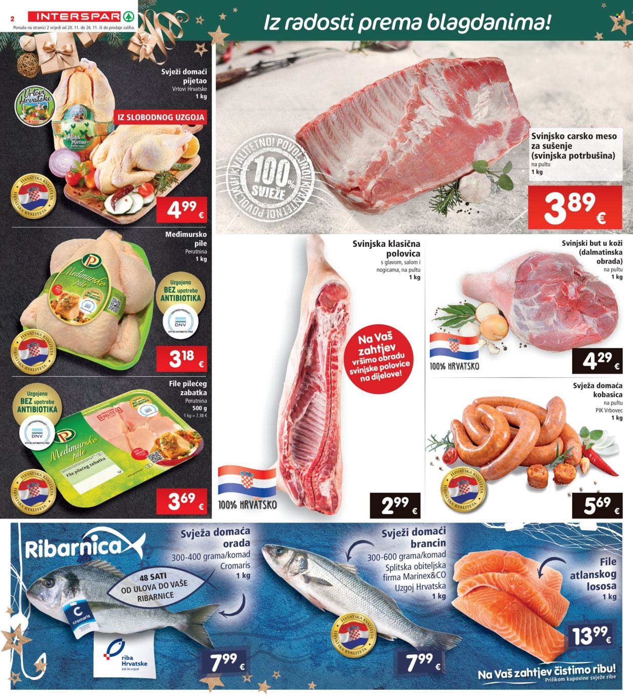 INTERSPAR katalog - 20.11.2024. - 26.11.2024. Stranica 2
