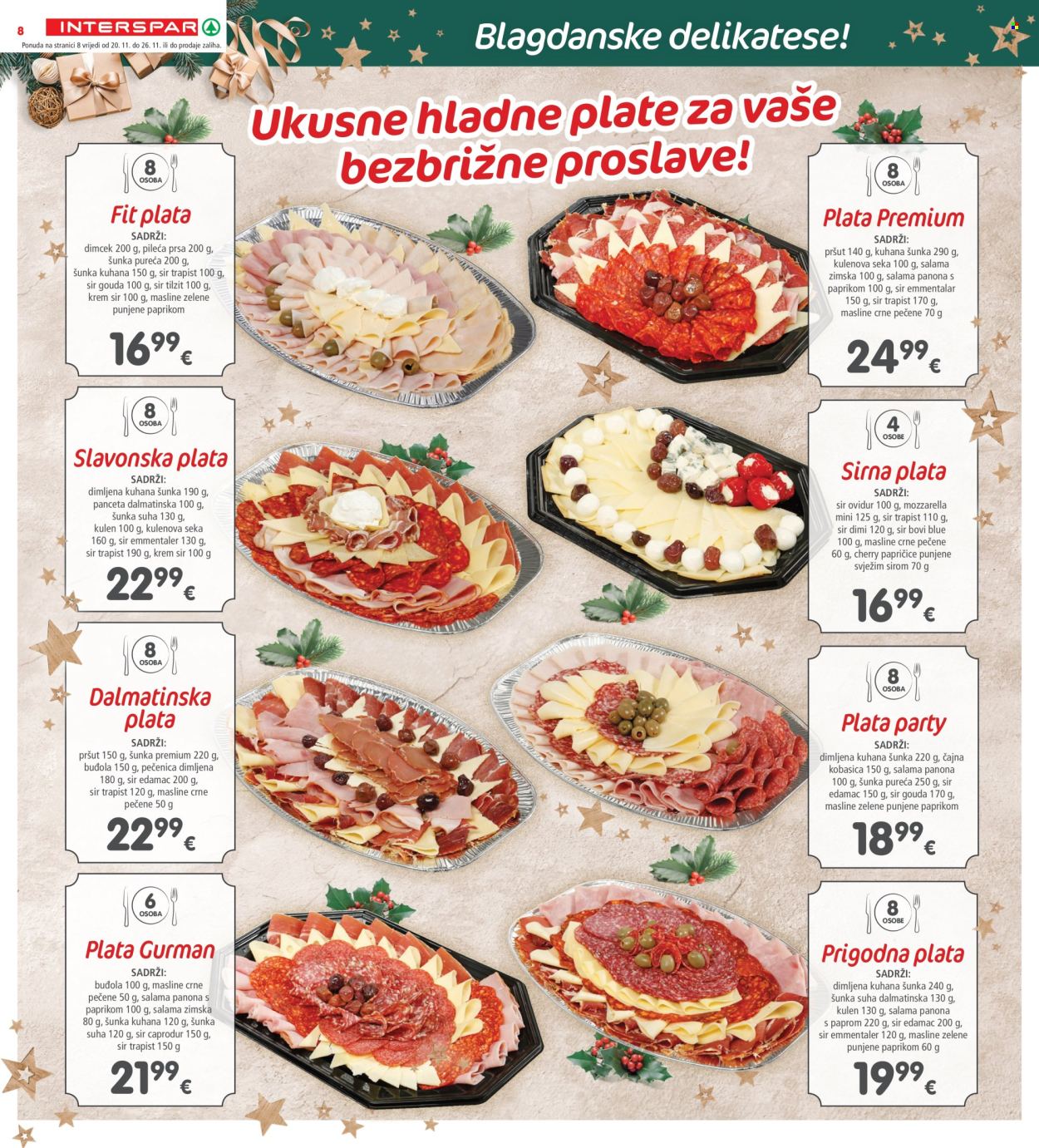 INTERSPAR katalog - 20.11.2024. - 26.11.2024. Stranica 8