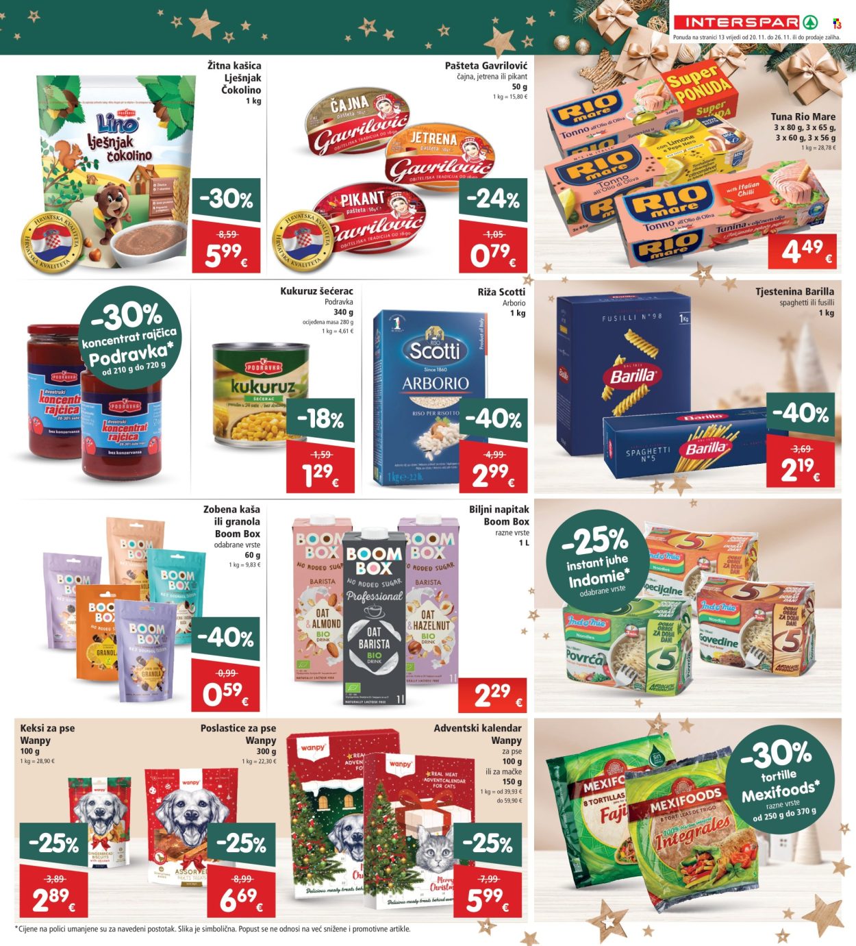 INTERSPAR katalog - 20.11.2024. - 26.11.2024. Stranica 13
