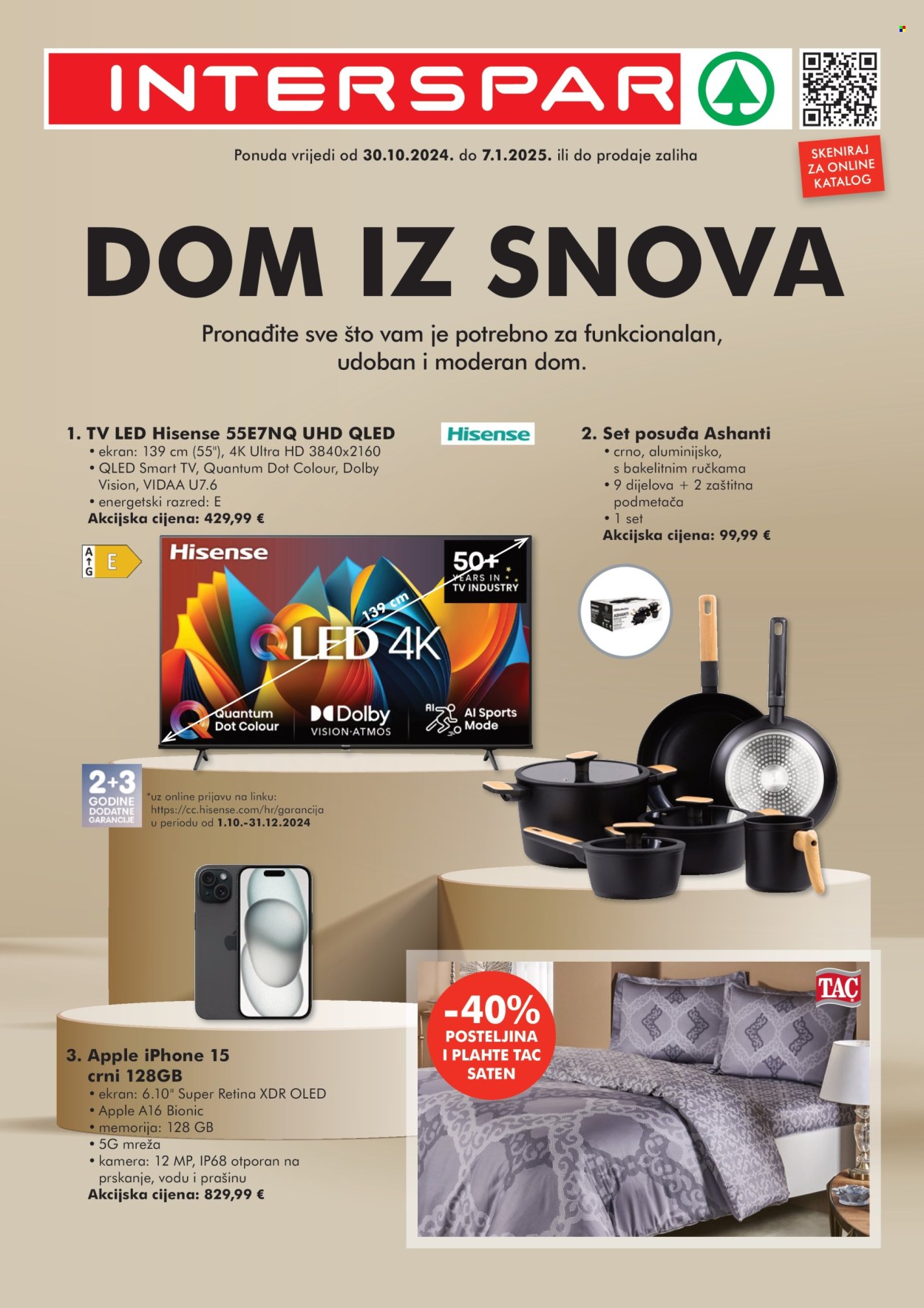 INTERSPAR katalog - 30.10.2024. - 07.01.2025. Stranica 1