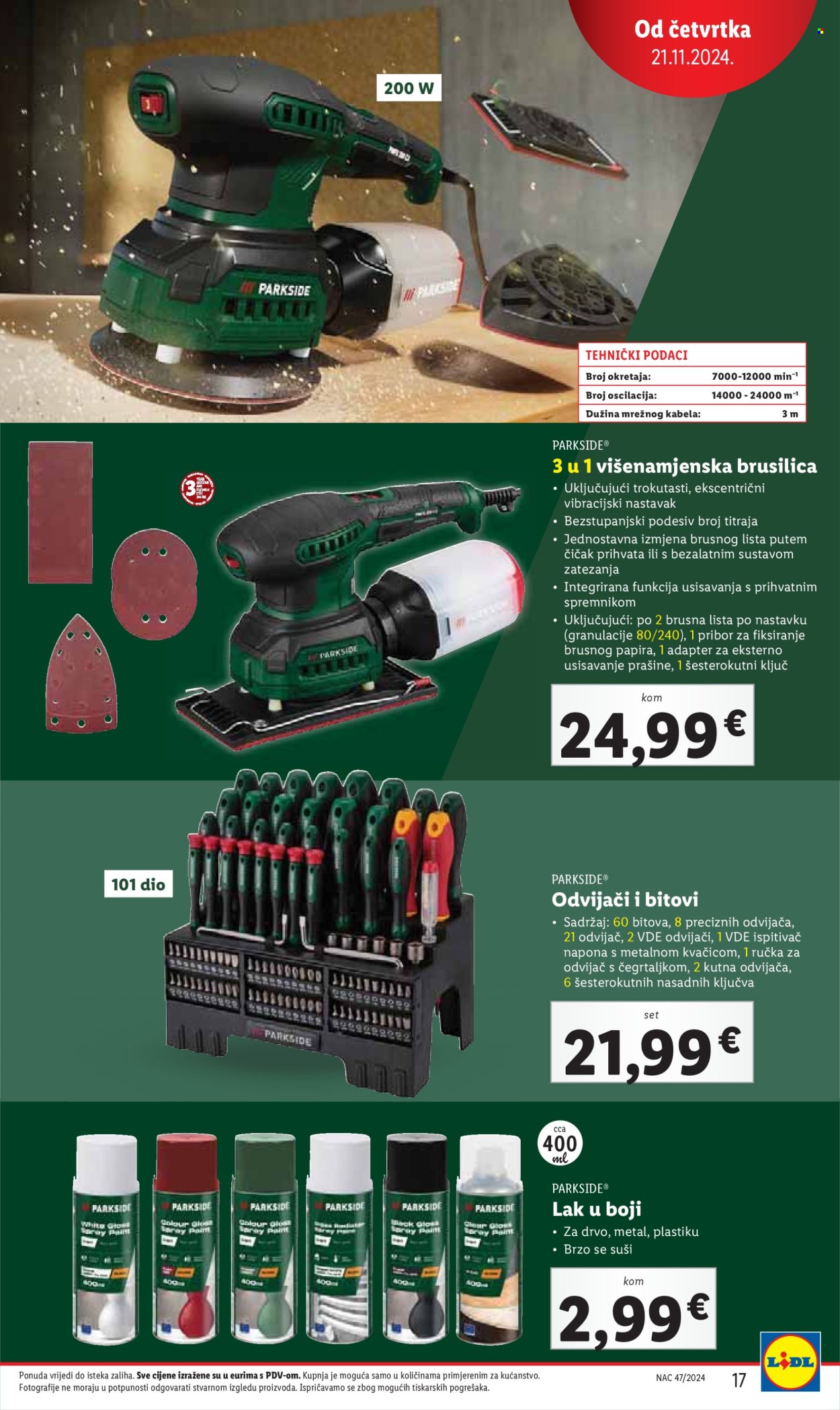 Lidl katalog - 21.11.2024. - 24.11.2024. Stranica 17