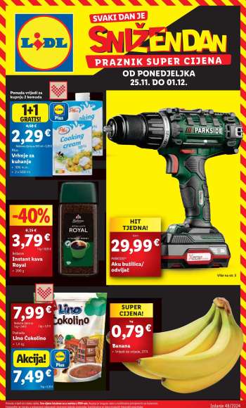 Lidl katalog - 25.11.2024. - 01.12.2024.