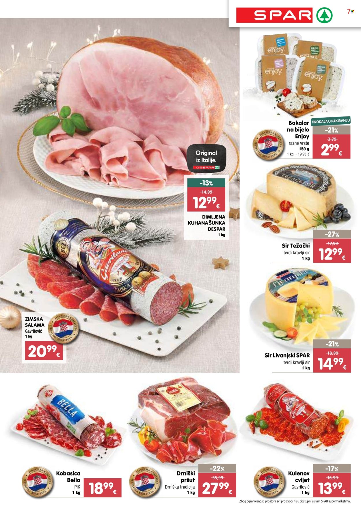 SPAR katalog - 27.11.2024. - 03.12.2024. Stranica 7
