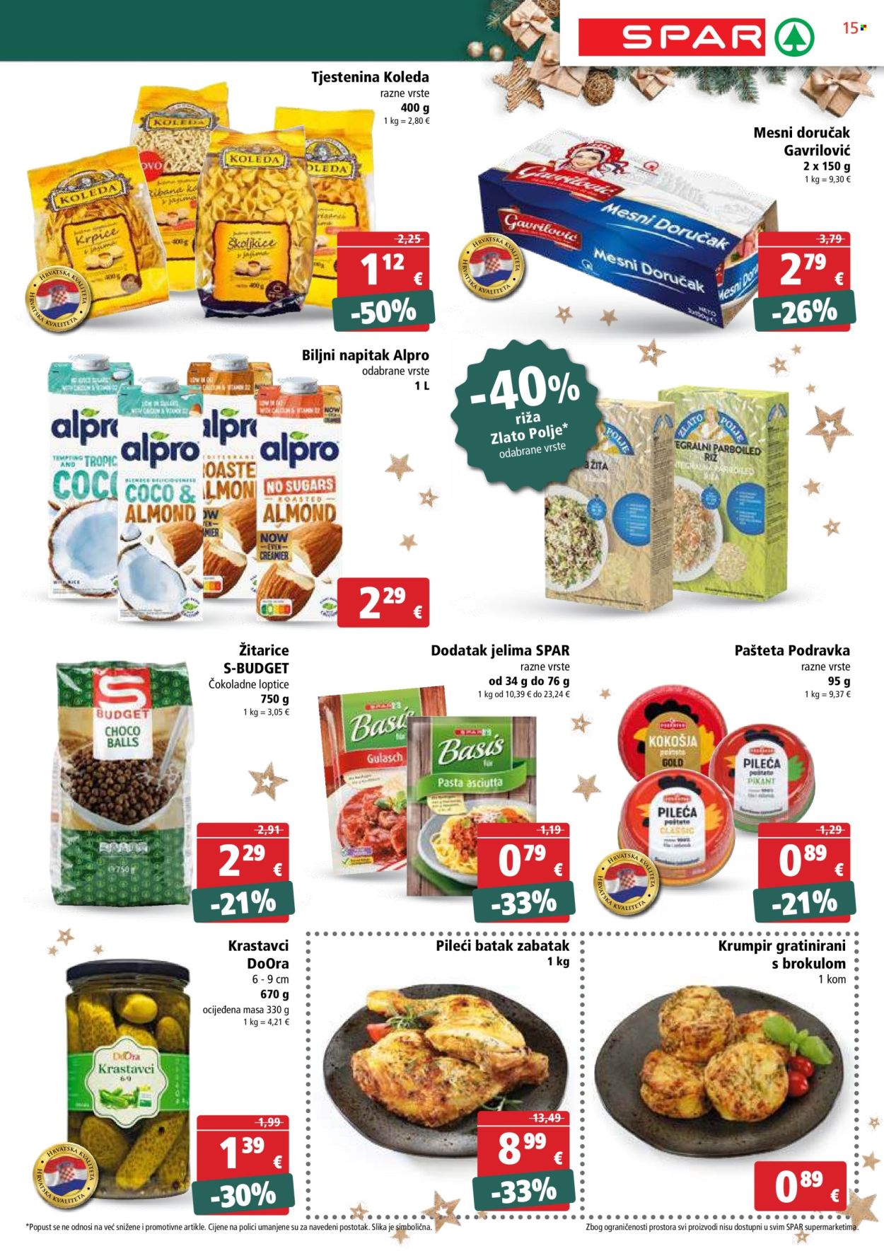SPAR katalog - 27.11.2024. - 03.12.2024. Stranica 15