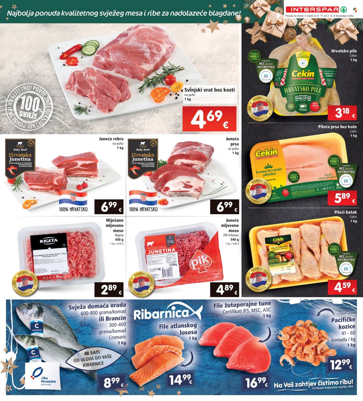 INTERSPAR katalog - 27.11.2024. - 03.12.2024. Stranica 3