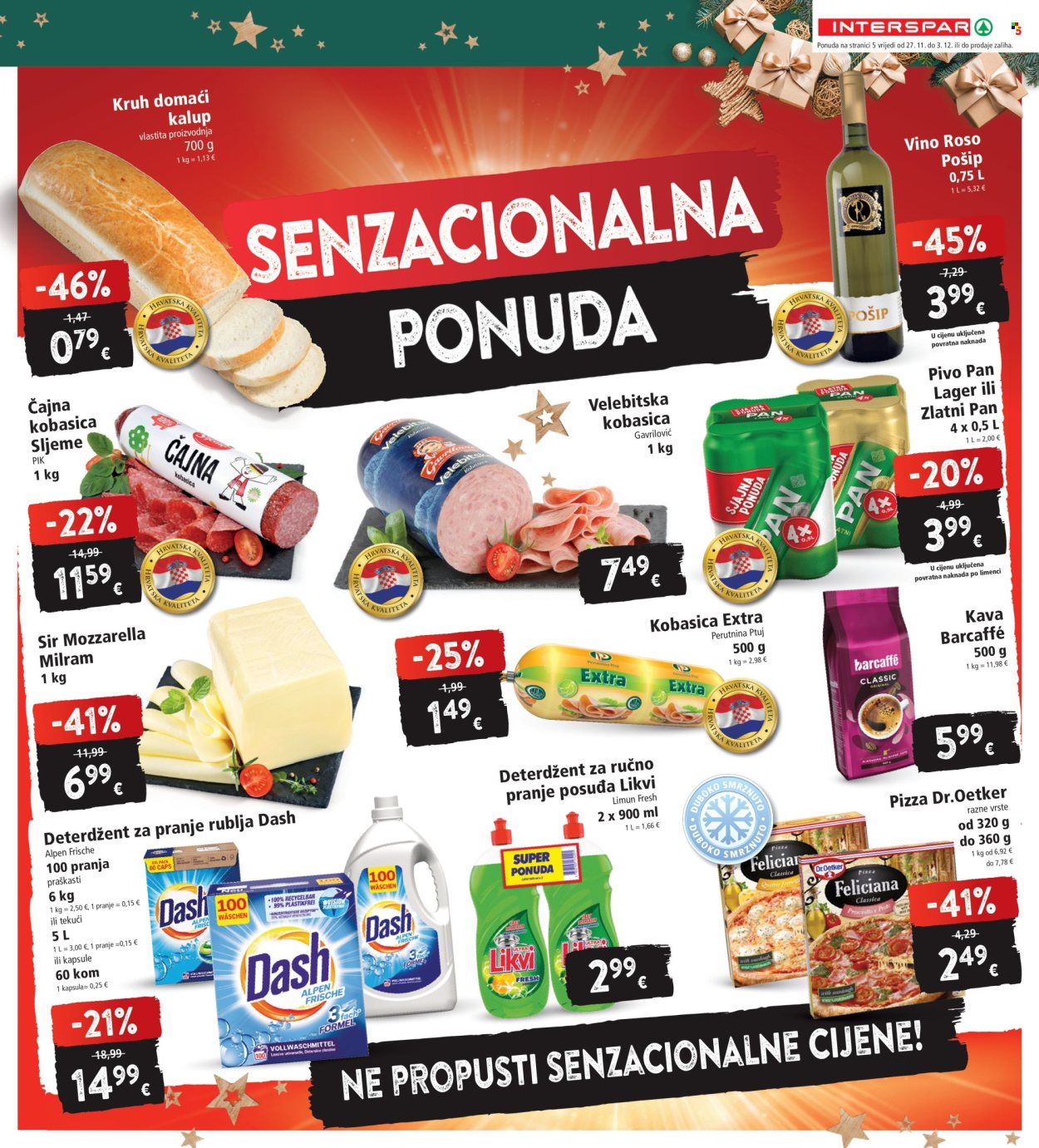 INTERSPAR katalog - 27.11.2024. - 03.12.2024. Stranica 5