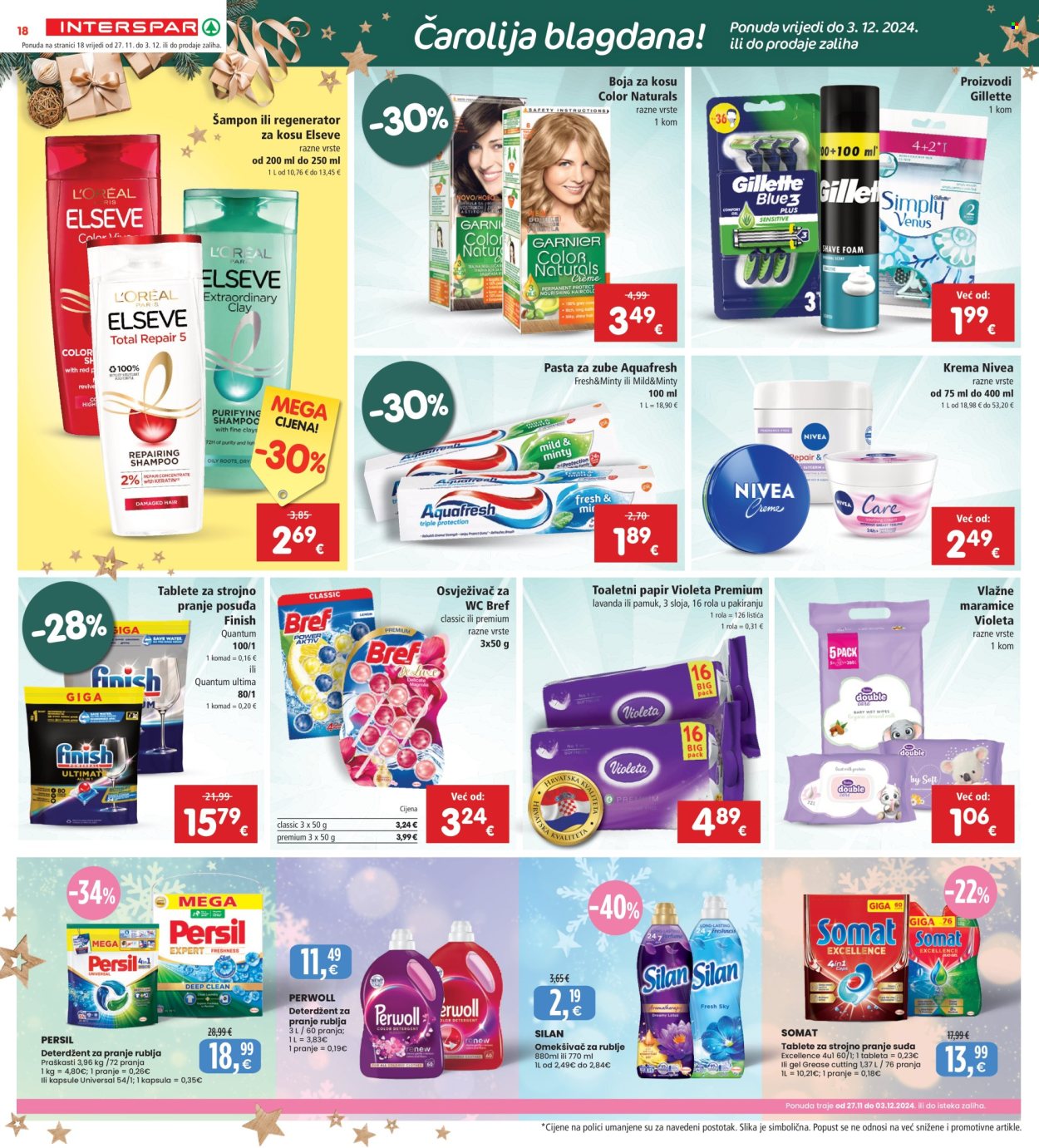 INTERSPAR katalog - 27.11.2024. - 03.12.2024. Stranica 18
