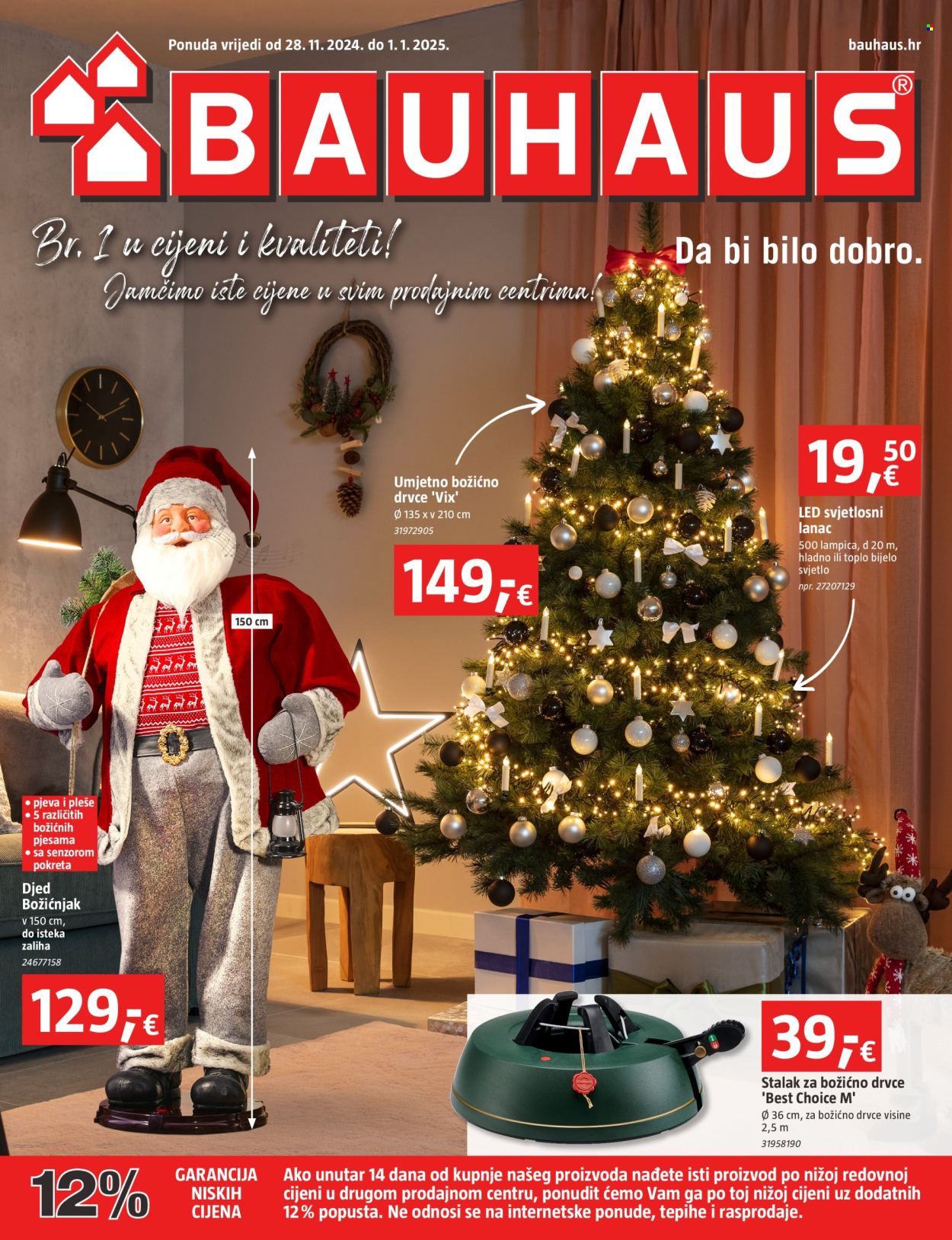 Bauhaus katalog - 28.11.2024. - 01.01.2025. Stranica 1