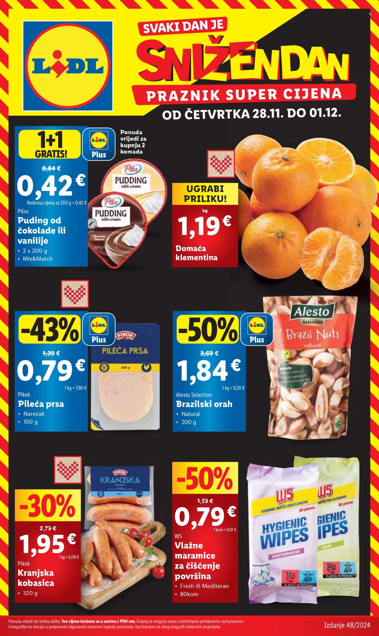Lidl katalog - 28.11.2024. - 01.12.2024. Stranica 1