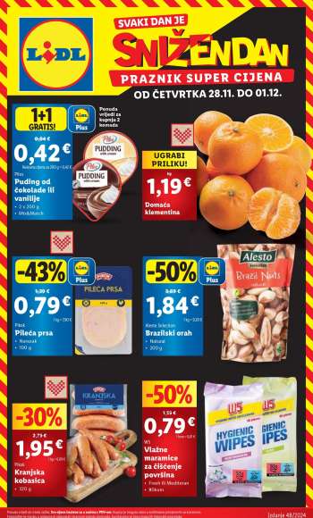 Lidl katalog - 28.11.2024. - 01.12.2024.