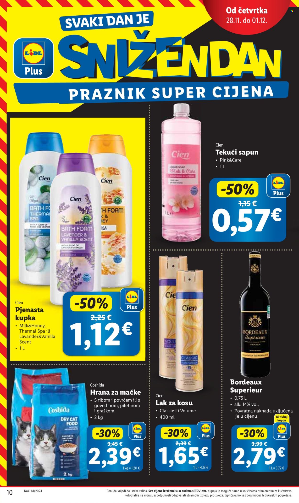 Lidl katalog - 28.11.2024. - 01.12.2024. Stranica 10