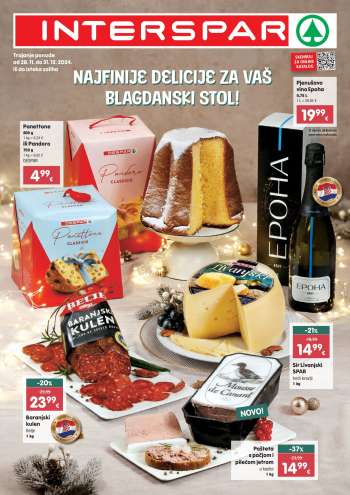 INTERSPAR katalog - 28.11.2024. - 31.12.2024.