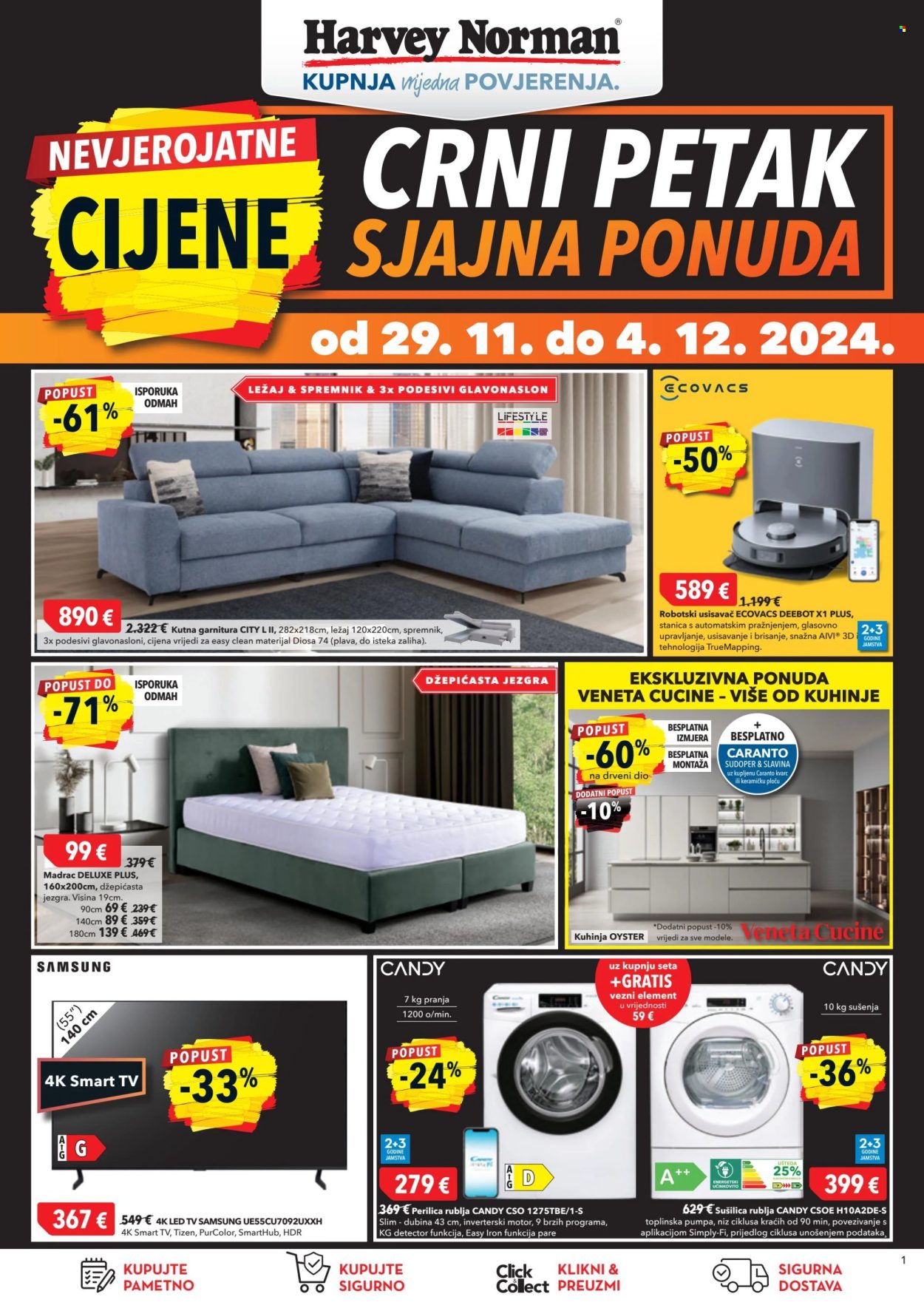 Harvey Norman katalog - 29.11.2024. - 04.12.2024. Stranica 1