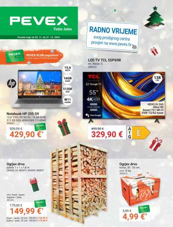 Pevex katalog - 28.11.2024. - 31.12.2024.