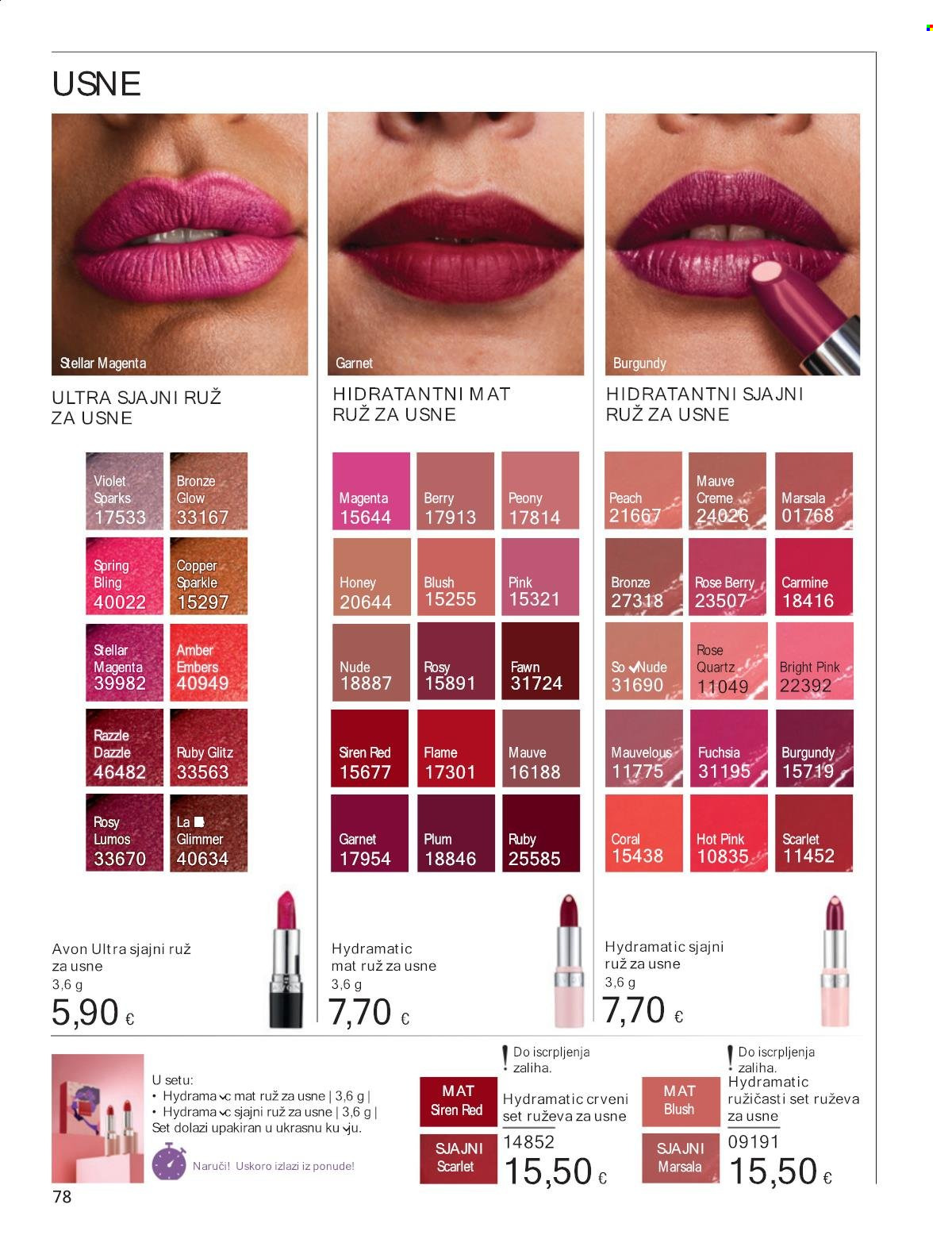 Avon katalog - 01.12.2024. - 29.12.2024. Stranica 78
