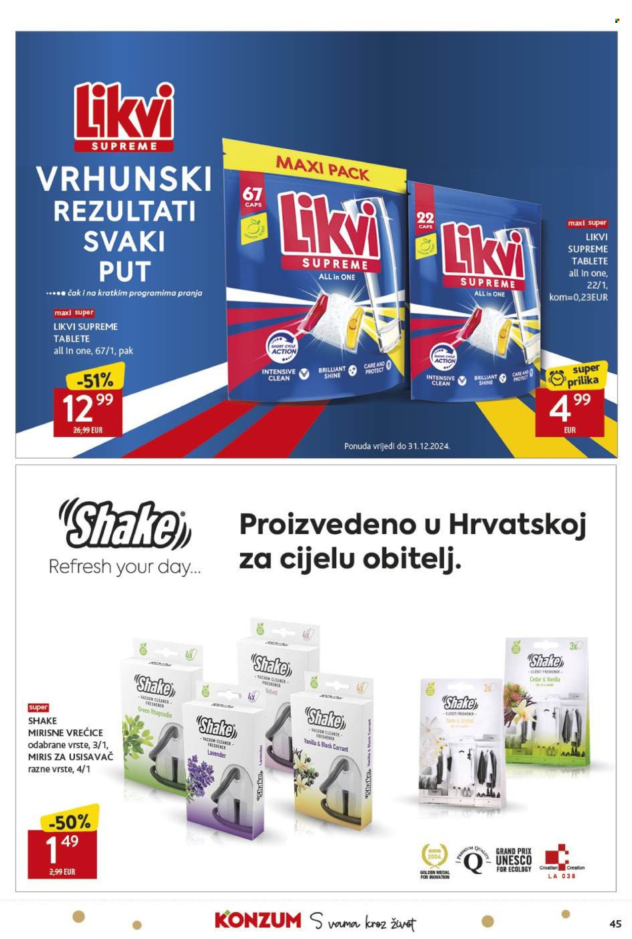 Konzum katalog - 05.12.2024. - 11.12.2024. Stranica 45