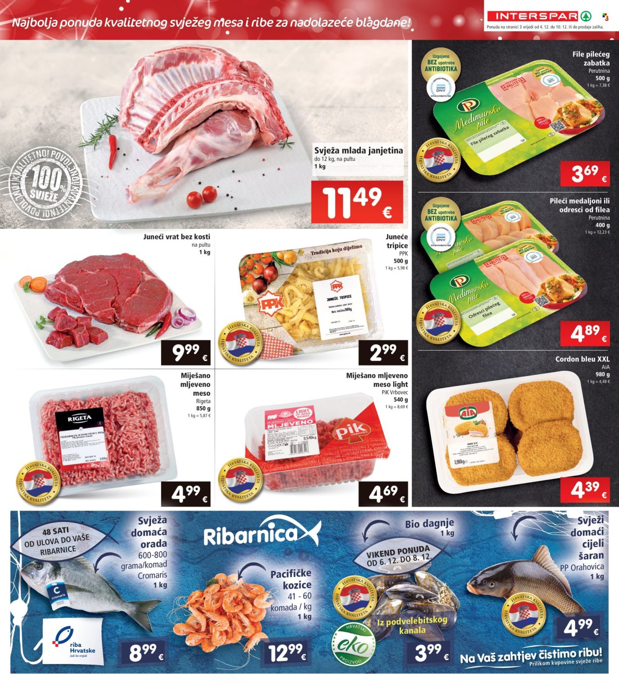 INTERSPAR katalog - 04.12.2024. - 10.12.2024. Stranica 3
