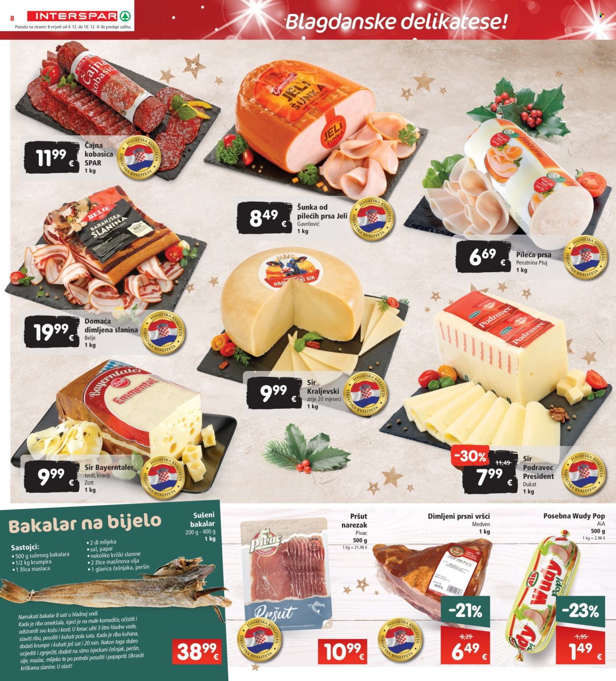 INTERSPAR katalog - 04.12.2024. - 10.12.2024. Stranica 8