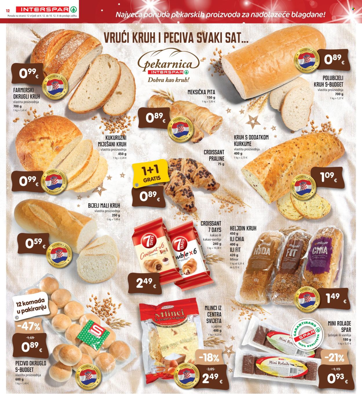 INTERSPAR katalog - 04.12.2024. - 10.12.2024. Stranica 12